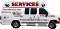 Dog Grooming about us Button
